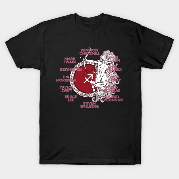 Sagittarius Zodiac Sign Test T-Shirt by DarioNelaj